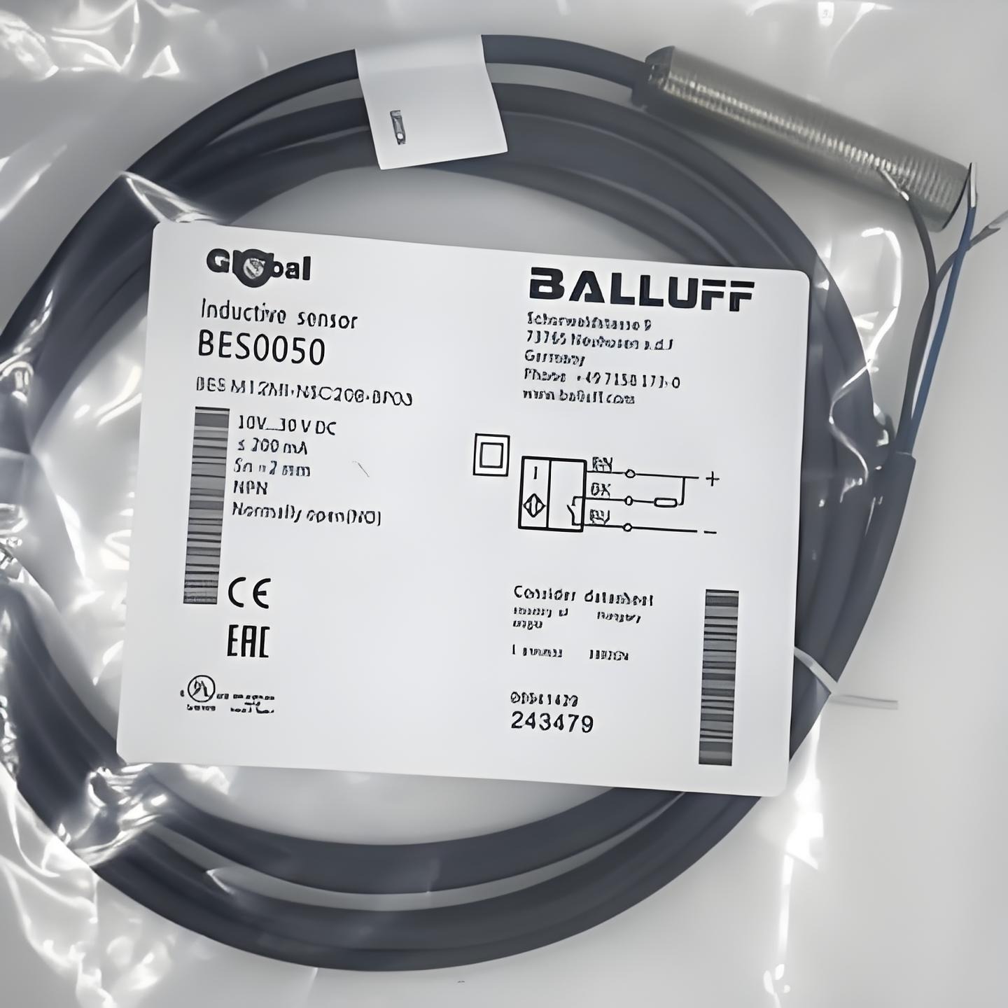 Balluff 516-324-G-E4-C-02 Sensor - Balluff Sensors